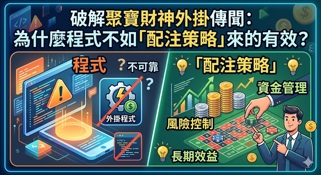 破解聚寶財神外掛傳聞：為什麼程式不如「配注策略」來的有效？